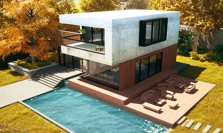 3D Rendering und Visualisierung von Immobilien und Architektur